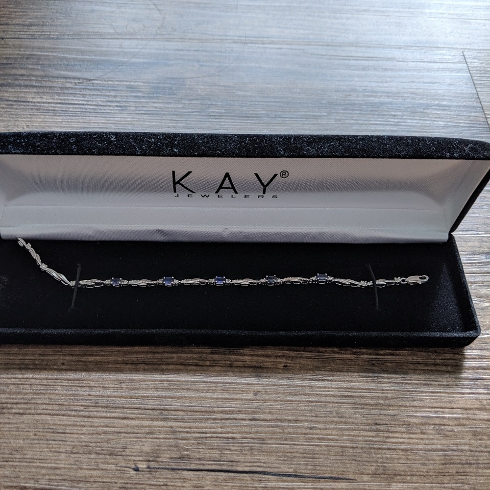 Kay's Jewelry sapphire stone bracelet